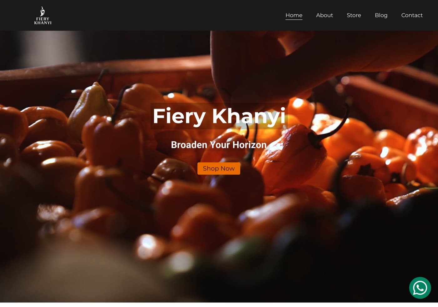 Fiery Khanyi website, built by Luma Digital Marketing